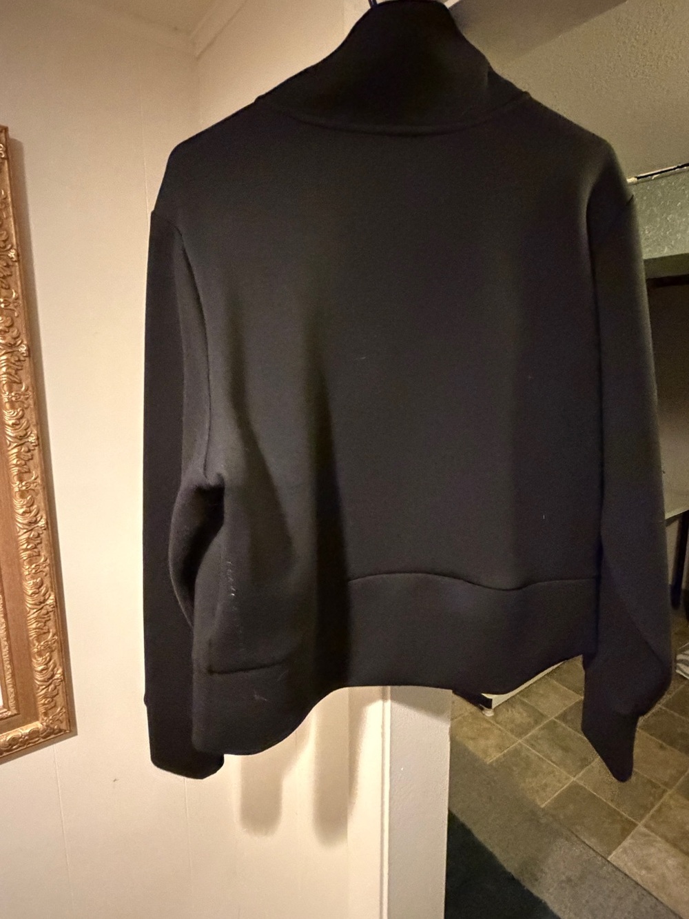 UNRL Black Quarter-Zip Pullover Sweatshirt - Picture 2 of 6